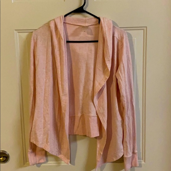 CALIA by Carrie Underwood Sweaters - Calia by Carrie Pink Hooded Cardigan Size M